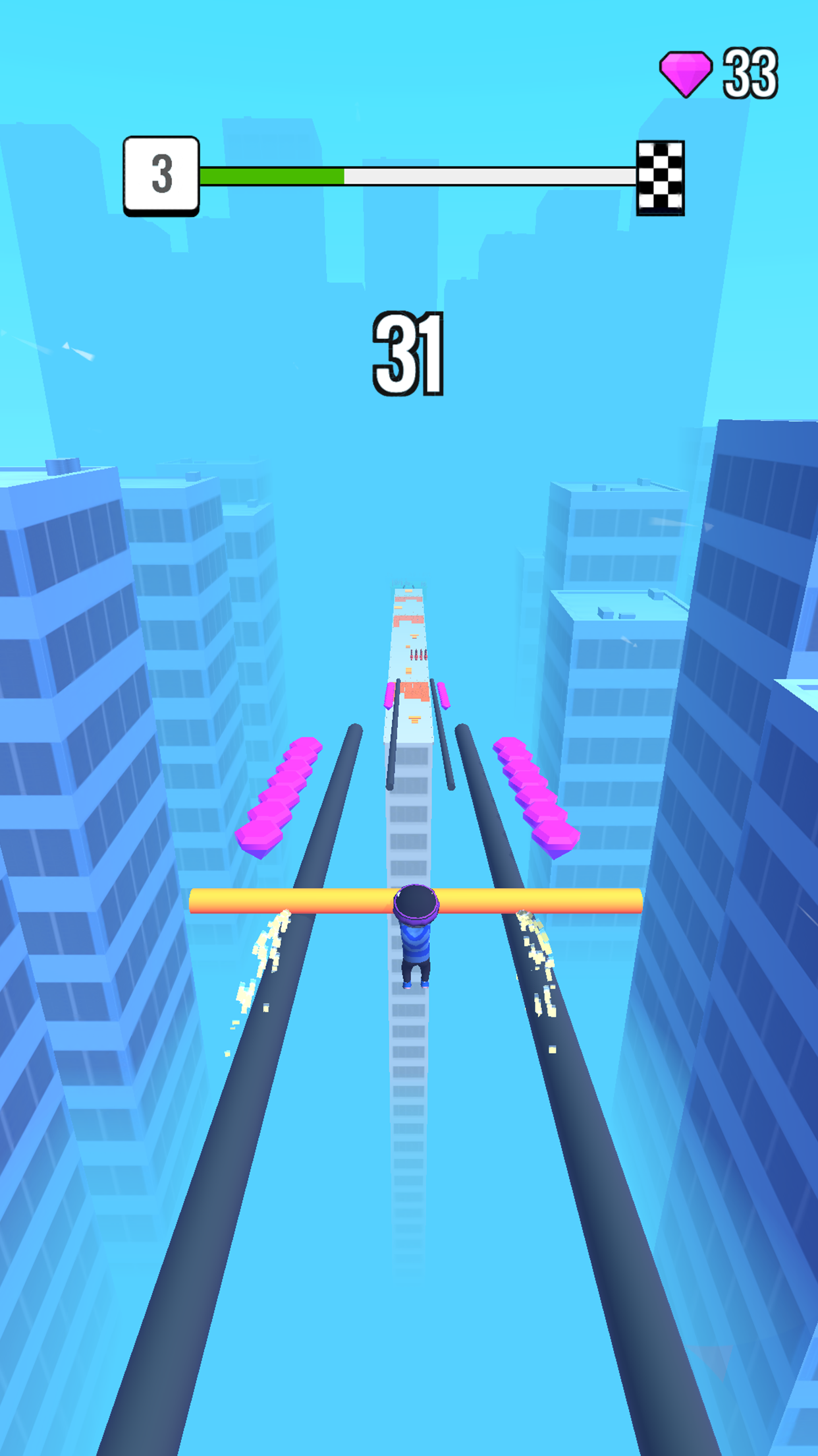 Roof Rails Game Screenshot