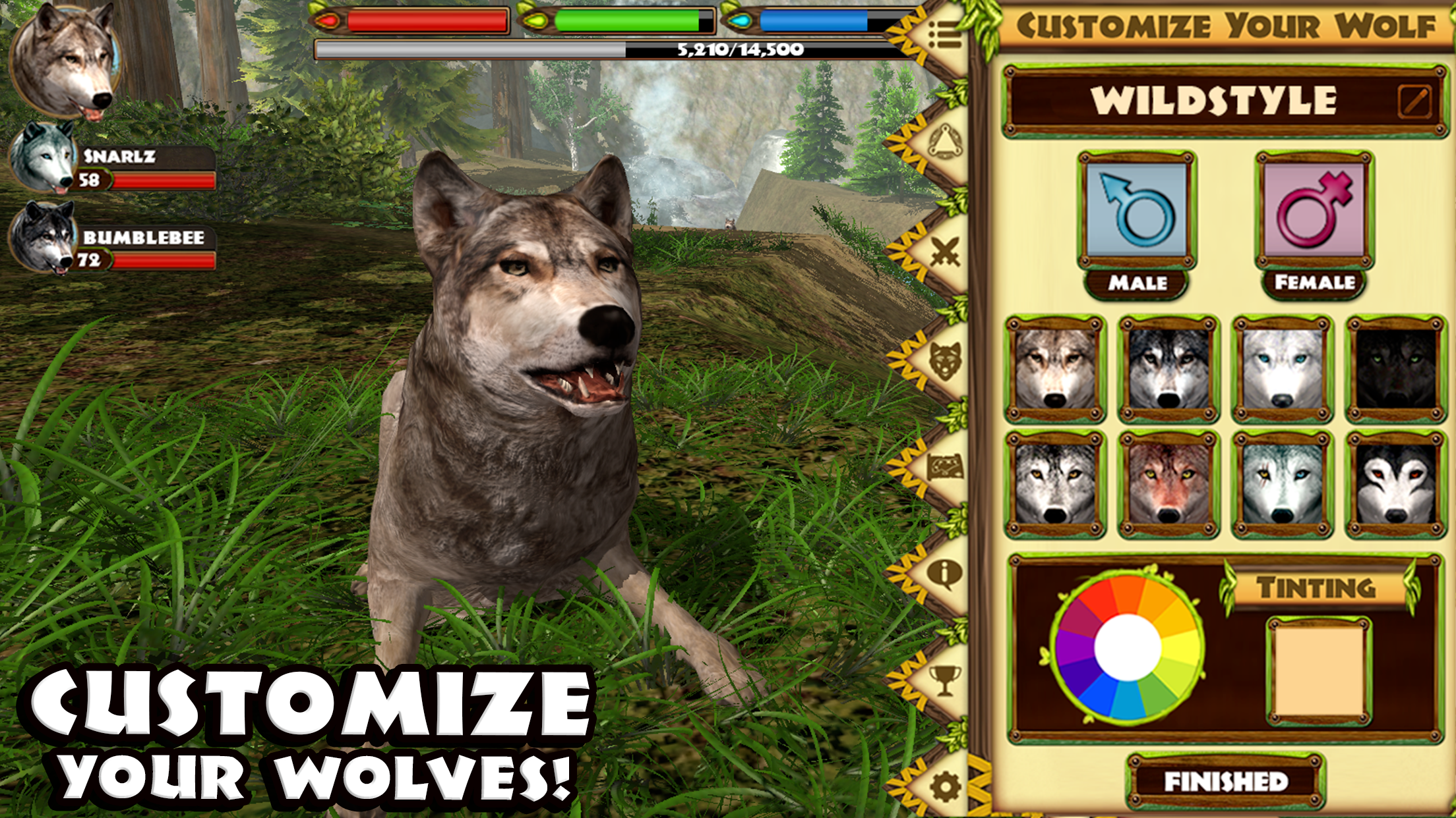 Ultimate Wolf Simulator Game Screenshot