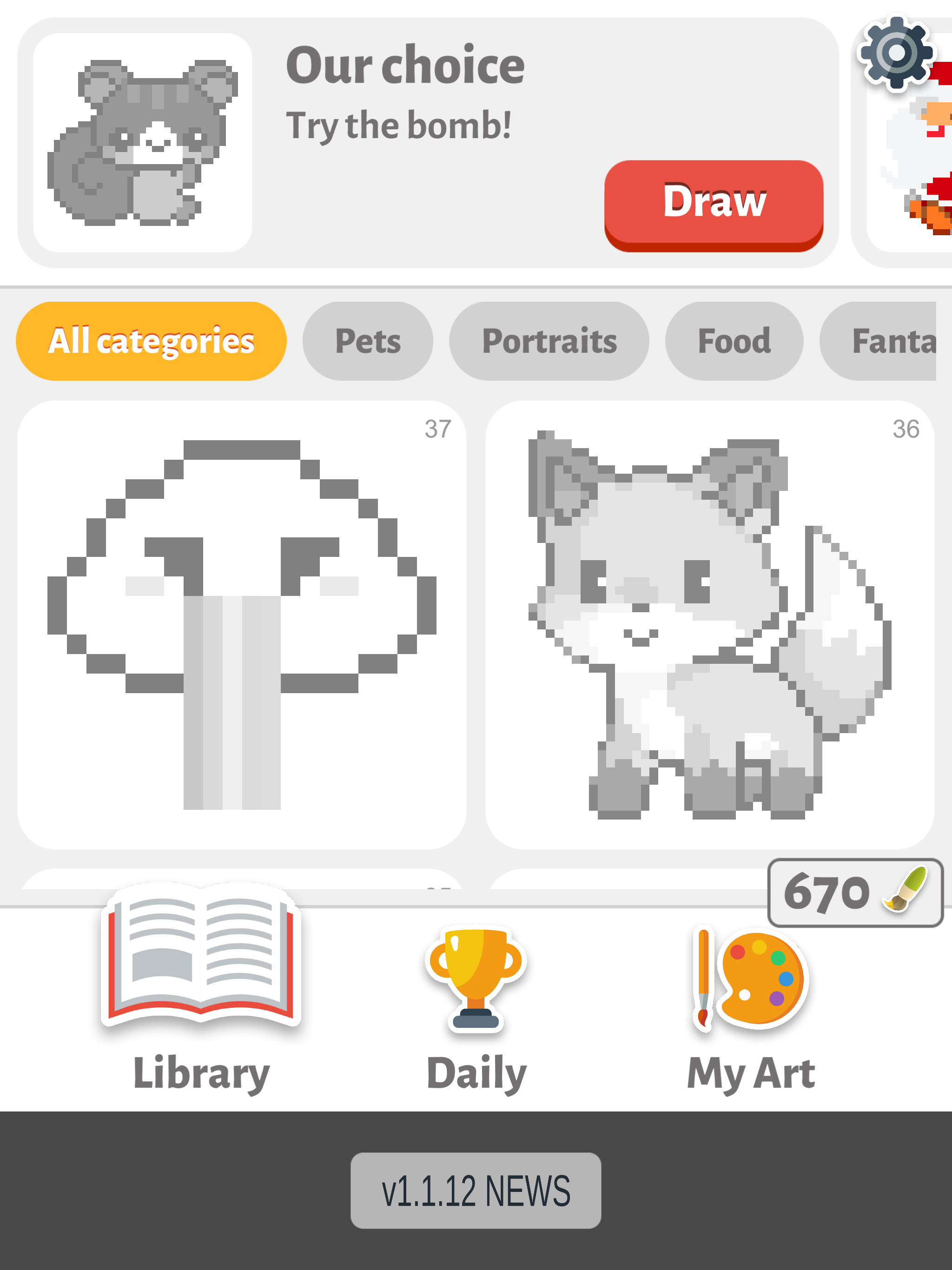 Color Art - Color by Number Game Screenshot