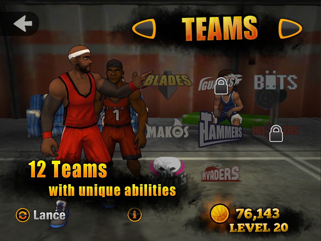 Jam League Basketball ภาพหน้าจอเกม