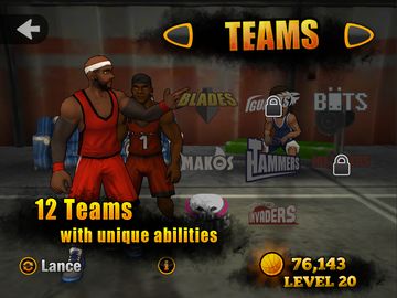 Captura de Tela do Jogo Jam League Basketball