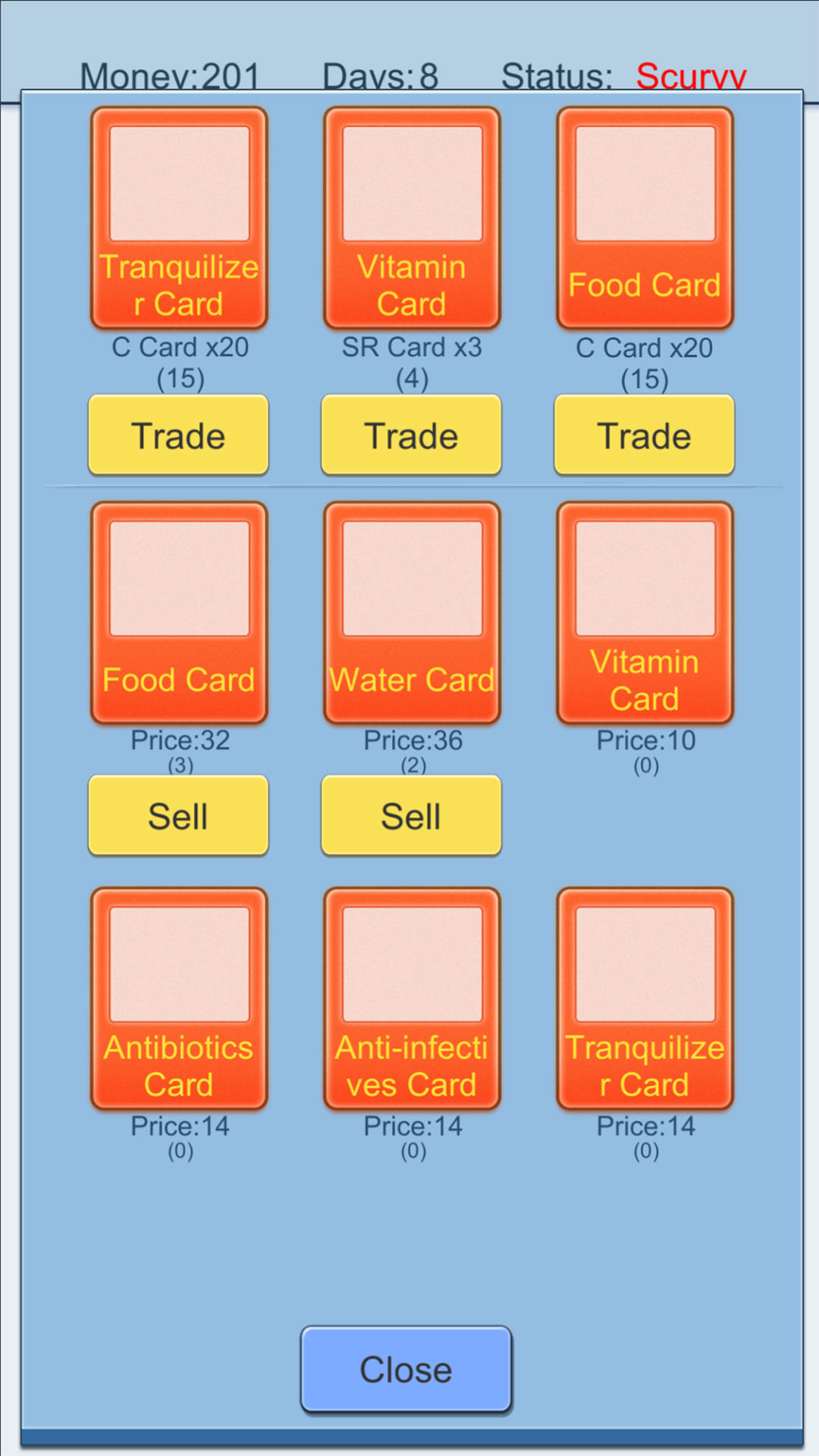DrawCardLife Game Screenshot