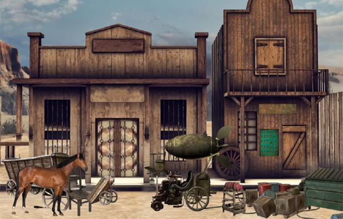 Wild West Town Escape Game Screenshot