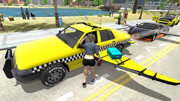 Flying Car Transport Simulator Game Screenshot