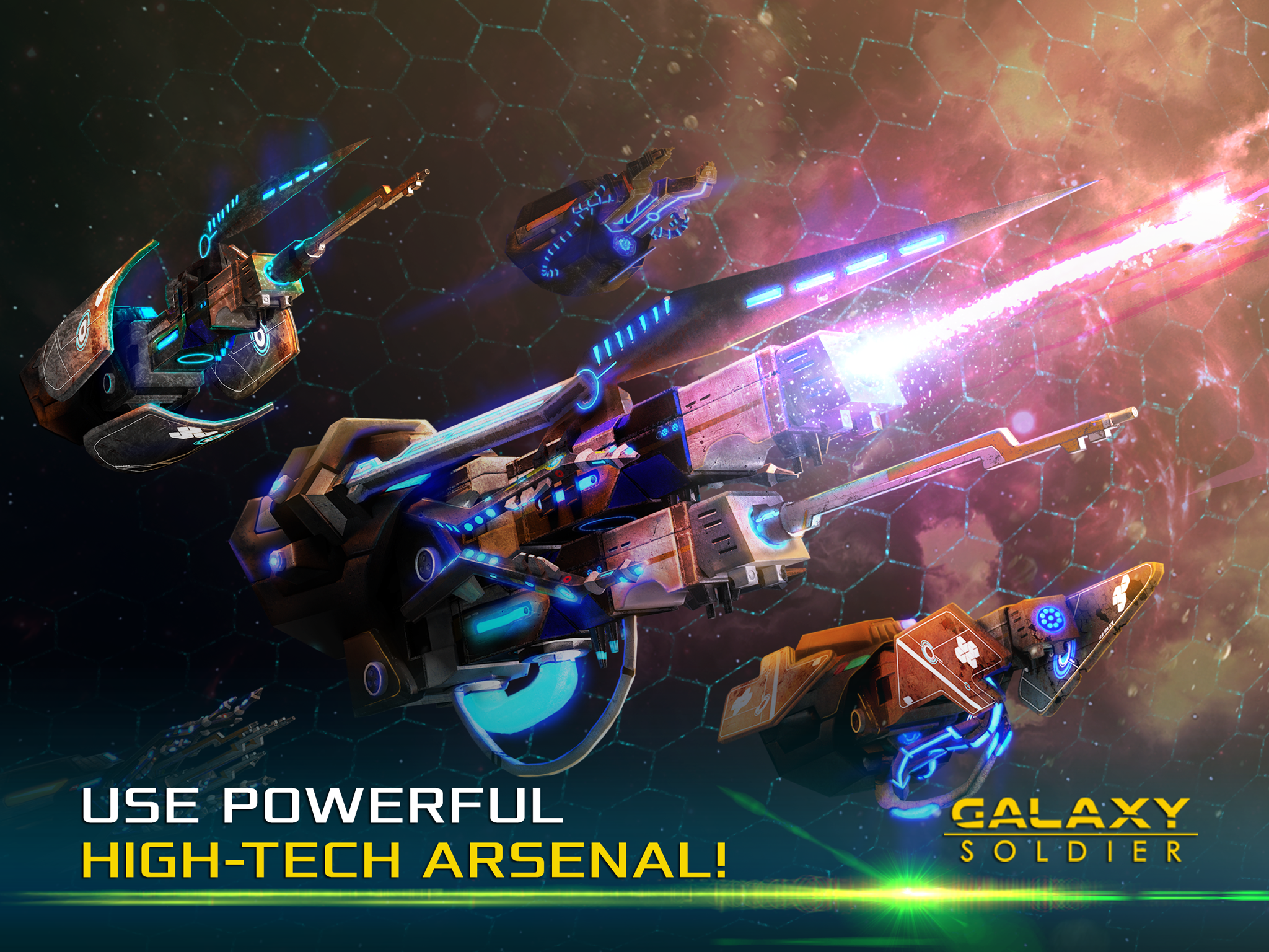 Galaxy Soldier - Alien Shooter Game Screenshot