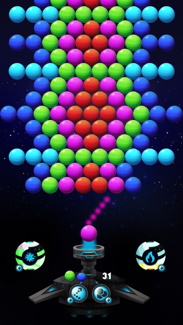 Screenshot of Bubble Galaxy Pop