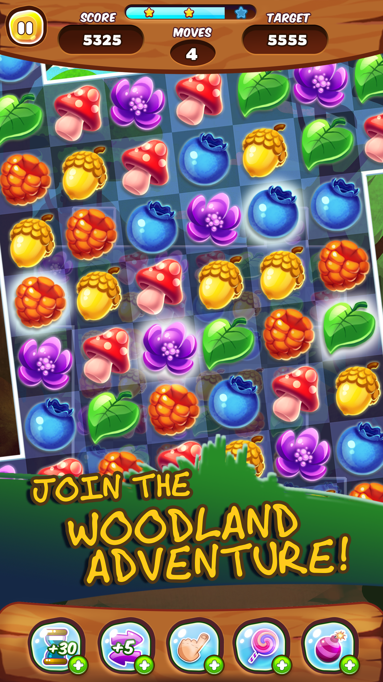 Cuplikan Layar Game Forest Smash - Match 3