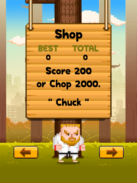 Karate Chop Kick ゲームのスクリーンショット