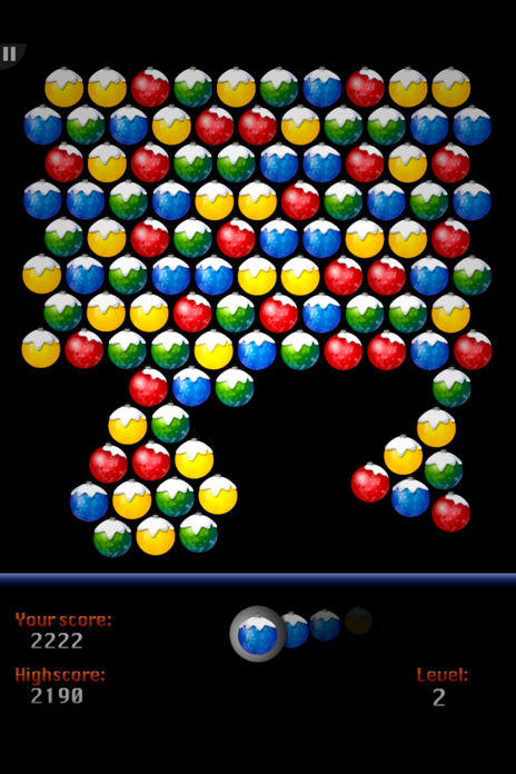 A Christmas Bubbleshooter Game Screenshot