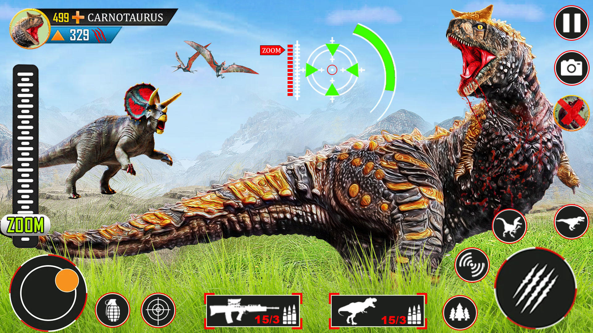 Dino Hunter Wild Animal Games android iOS apk download for free-TapTap