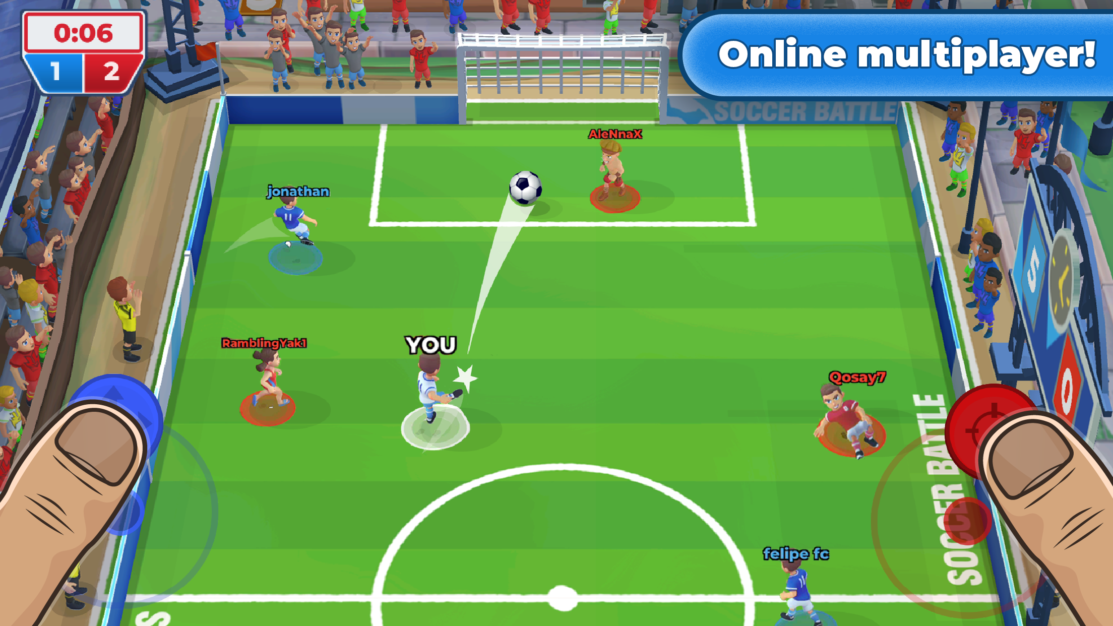 Soccer Battle -  PvP Football ภาพหน้าจอเกม
