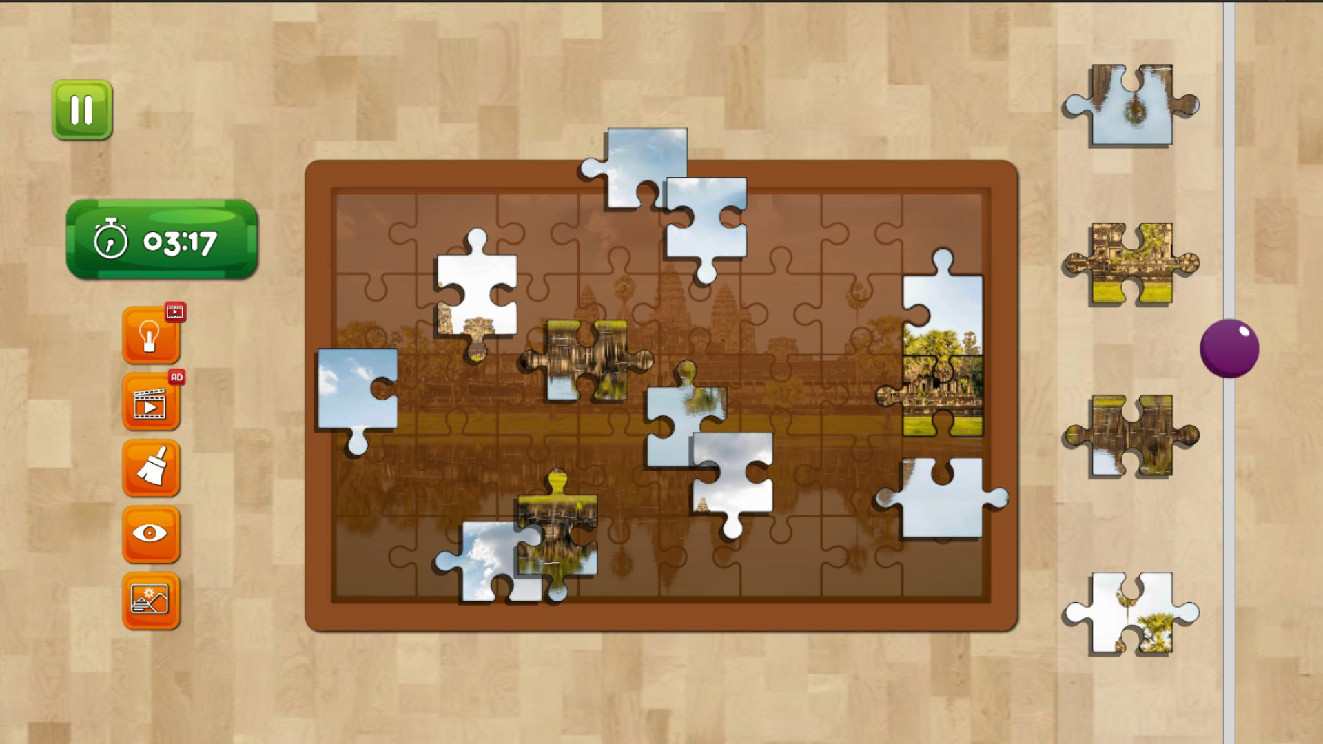 Drop fit Jigsaw Puzzle Game Screenshot