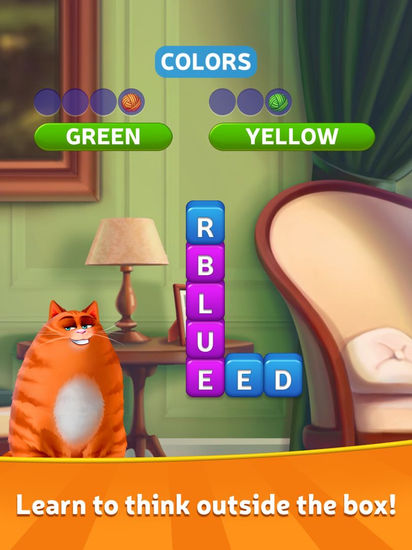 Kitty Scramble: Word Game screenshot game