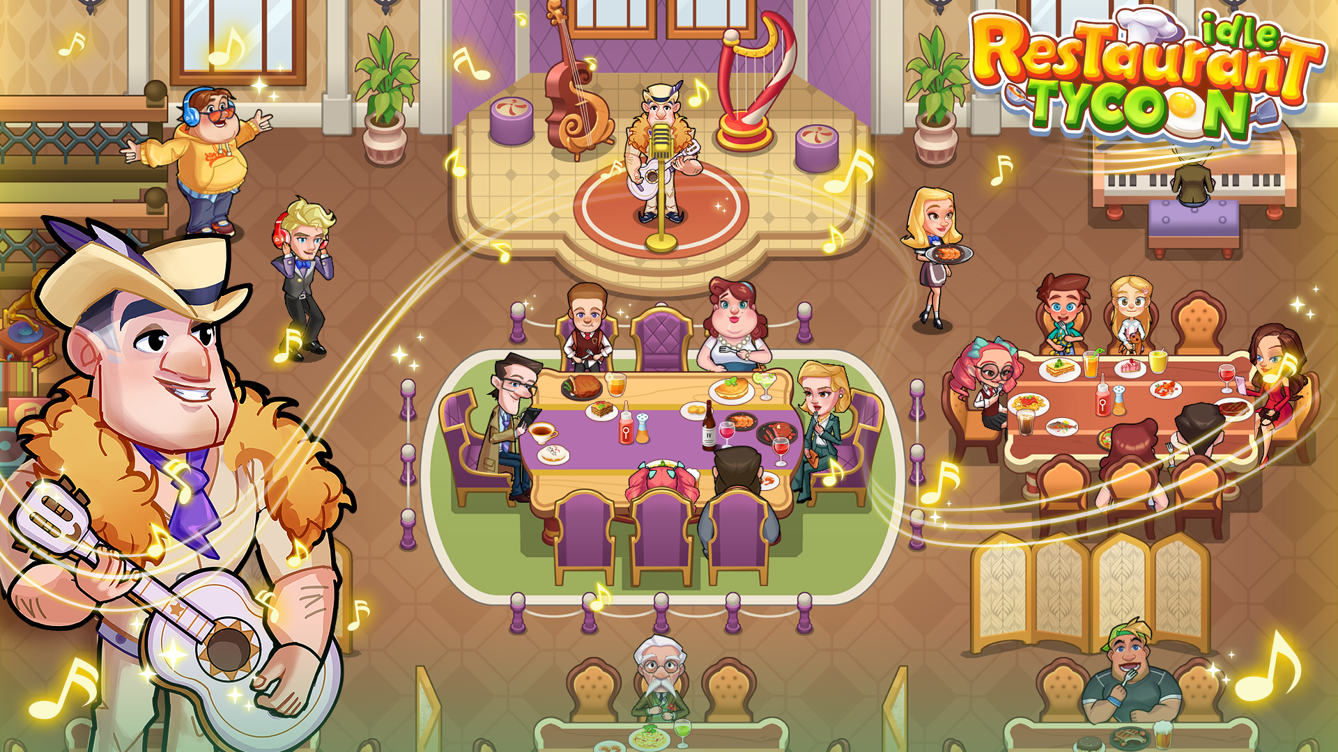 Idle Restaurant Tycoon Game Screenshot