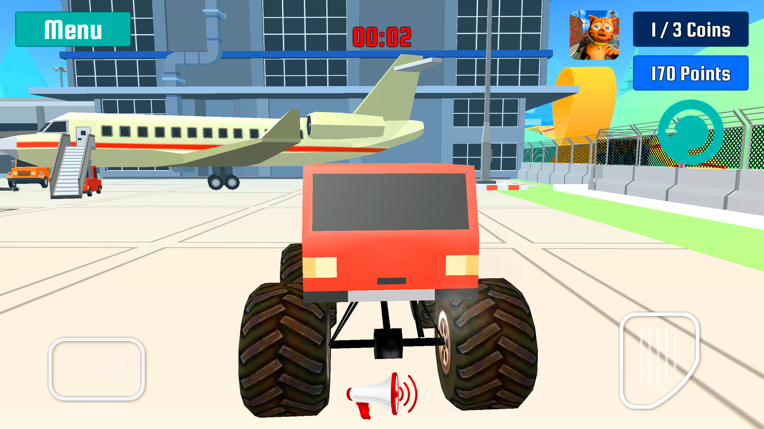 Cuplikan Layar Game Monster Truck Stunt Speed Race