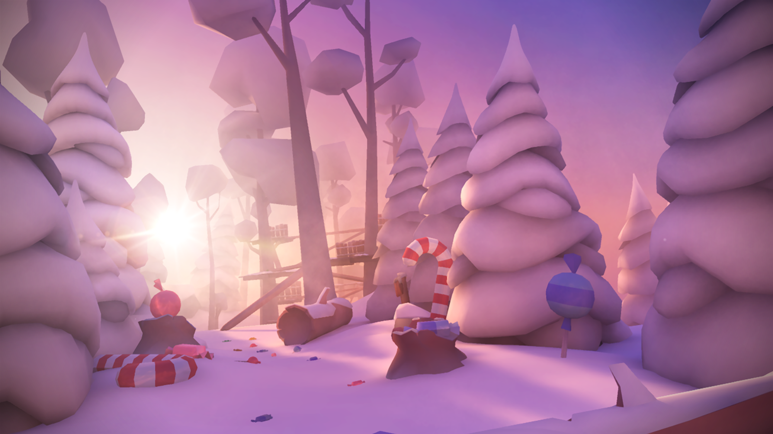 Screenshot 1 of Joyeuses boules de neige (mobile, 360 et carton) 
