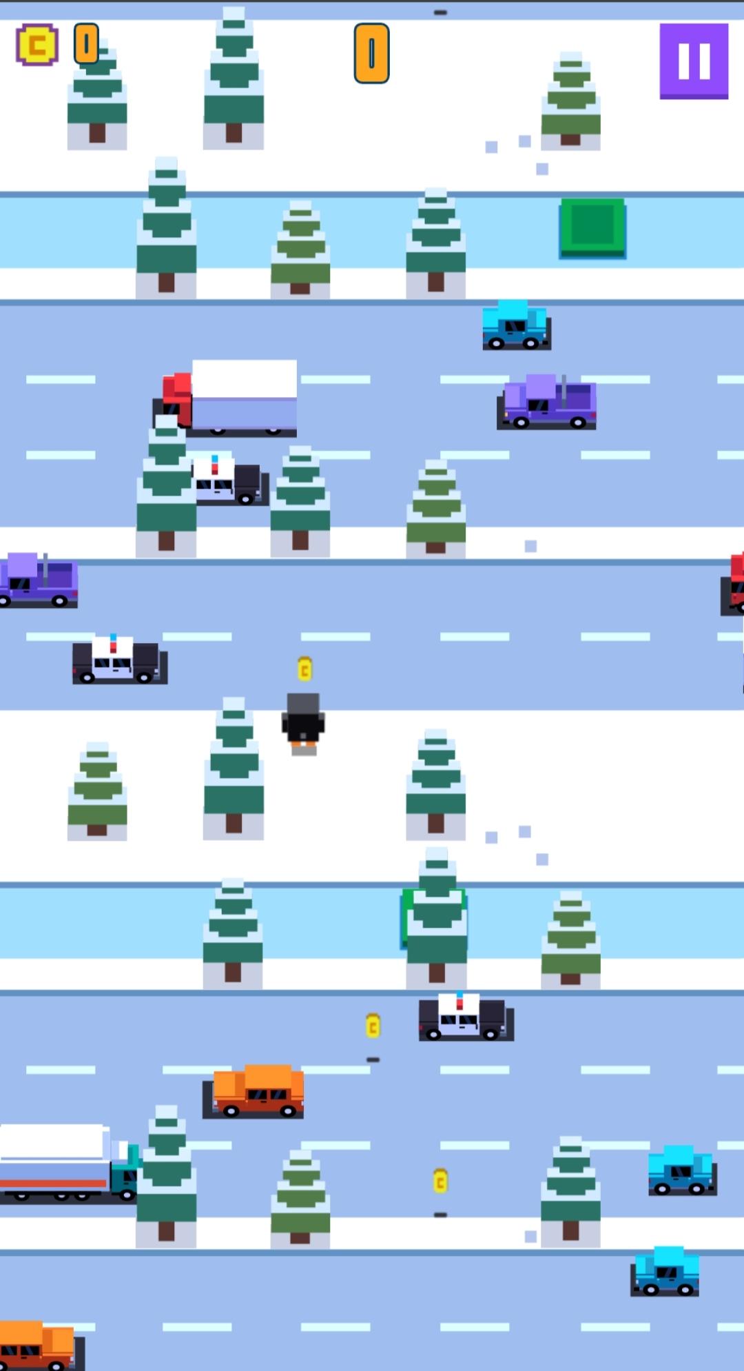 Penguin Hop Game Screenshot