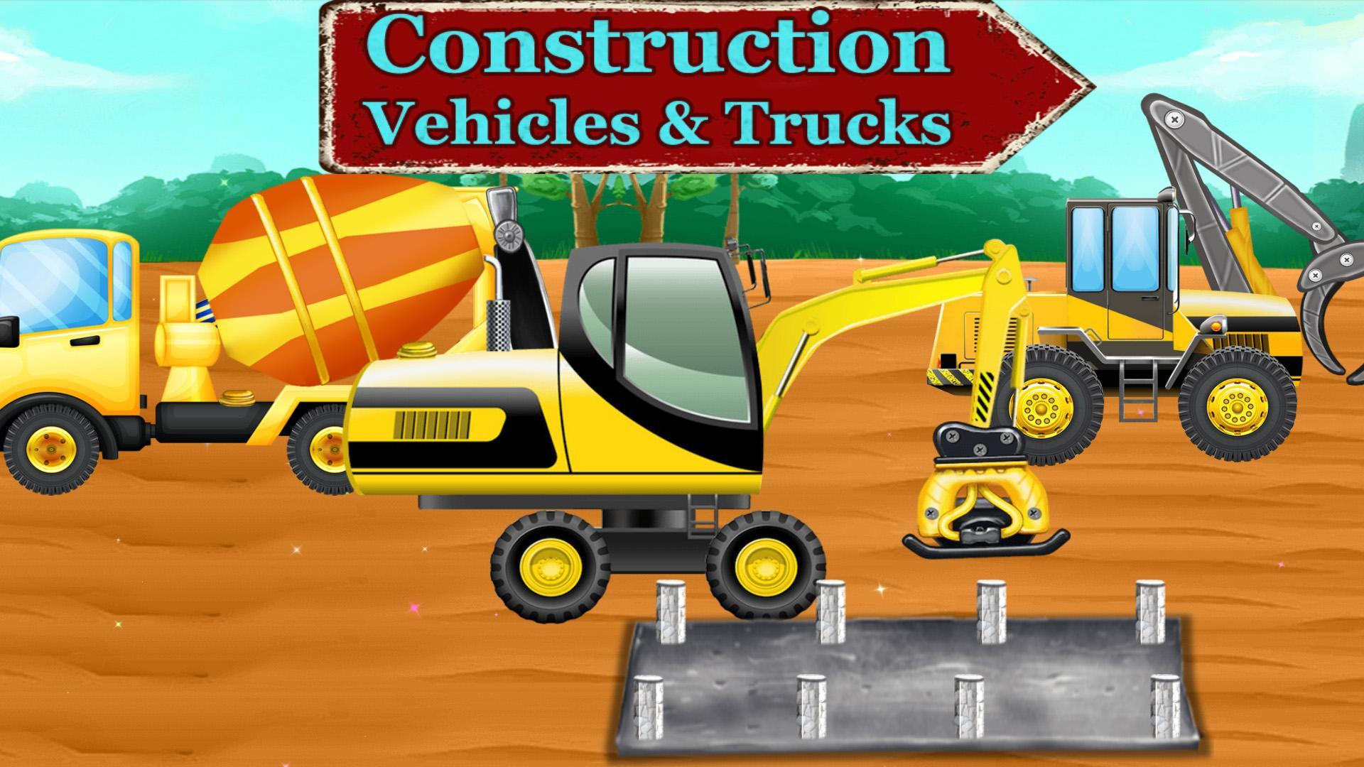 Screenshot 1 of 建設車両とトラック-子供向けゲーム 2.0.11