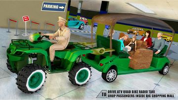 Shopping Mall ATV Quad Bike Radio Taxi Games Game Screenshot