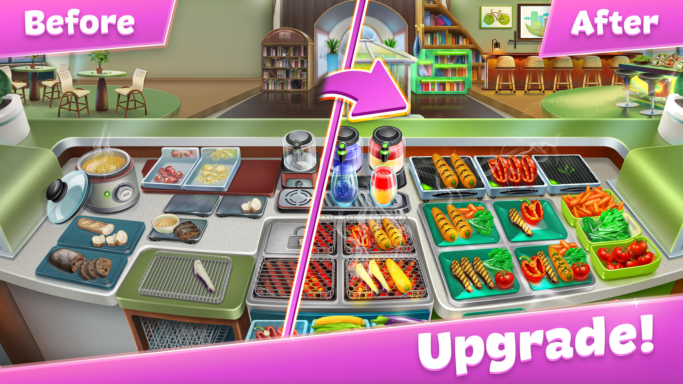 맛집 셰프 게임 스크린샷