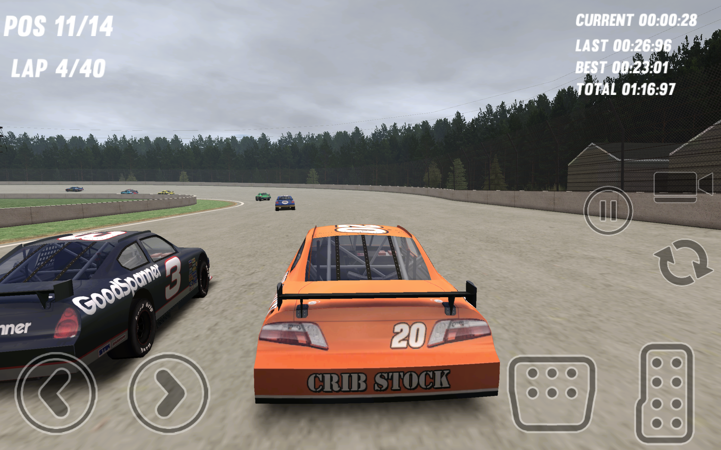 Thunder Stock Cars 2 Game Screenshot