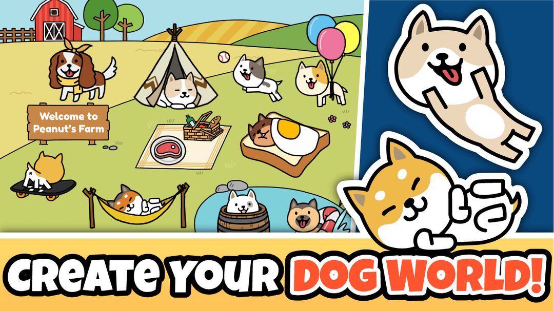 Dog Game - Cute Puppy Collector + Offline Match 3 게임 스크린 샷