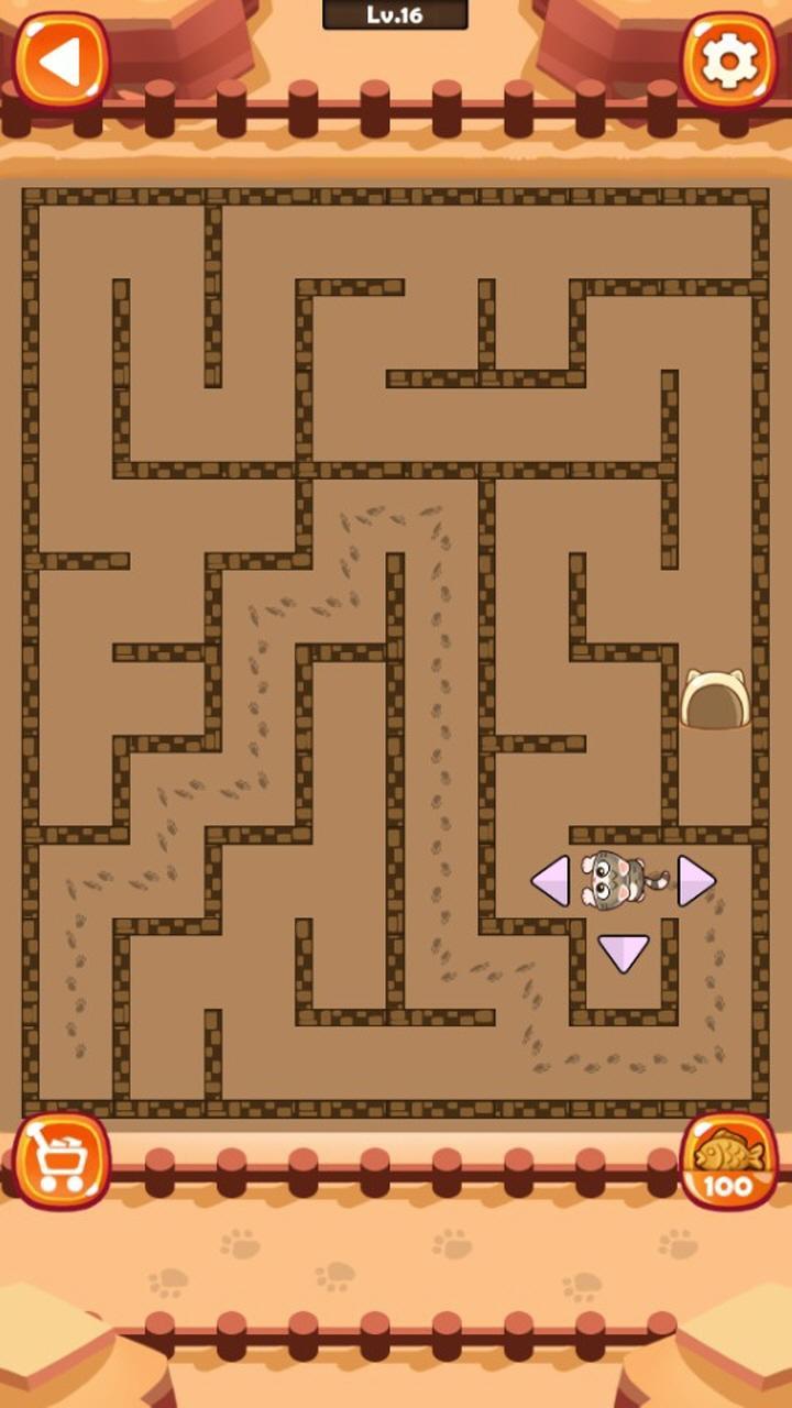 Maze Cat - Rookie Game Screenshot