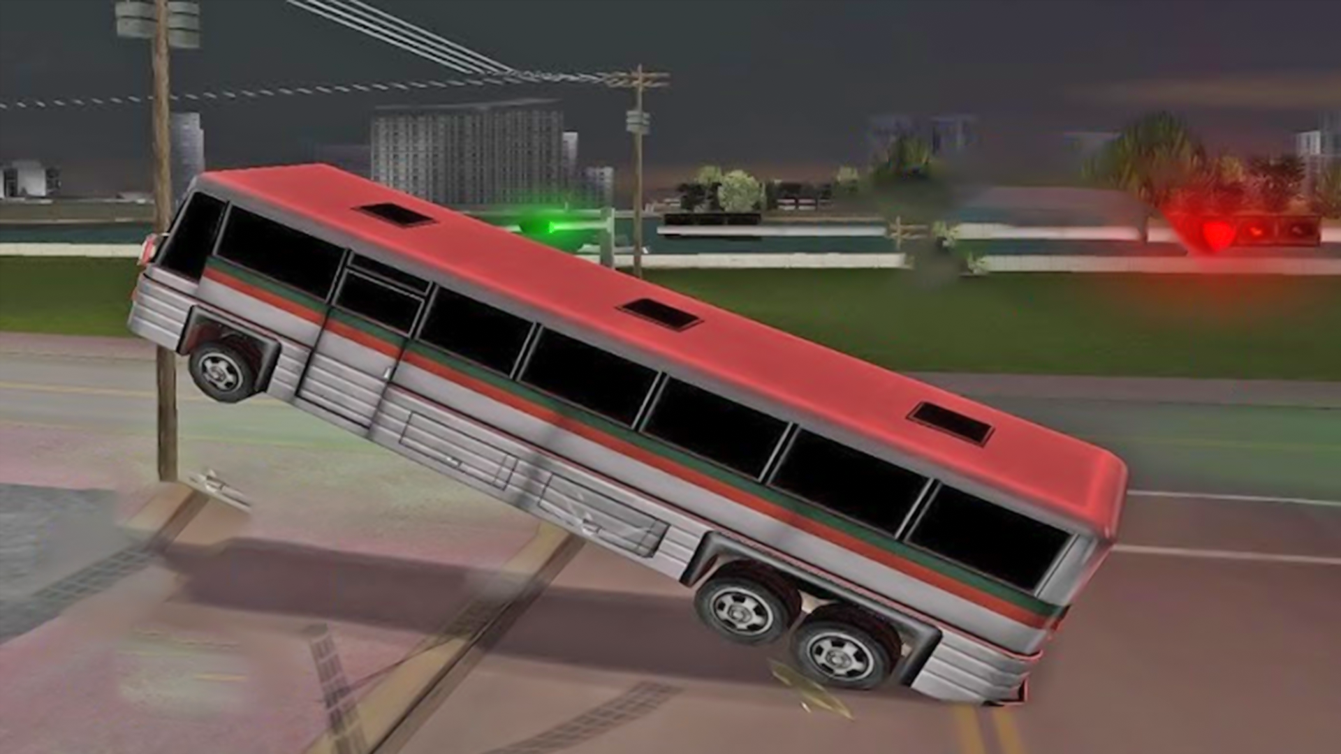 Flying Bus Games Simulator 3D Game Screenshot