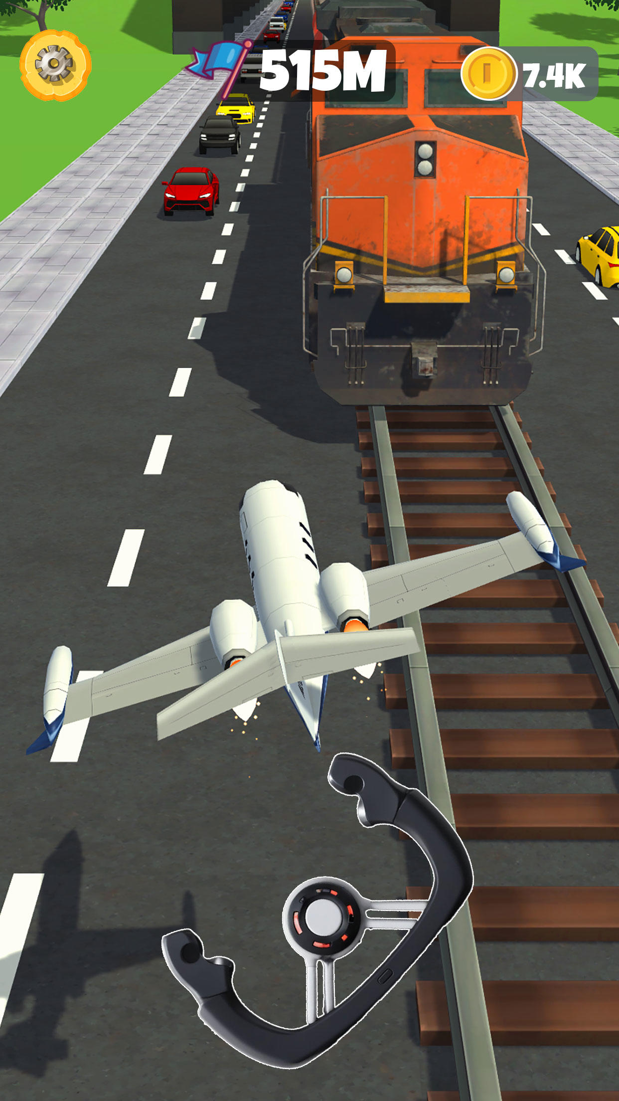 Sling Plane 3D - Sky Crash Jet 遊戲截圖