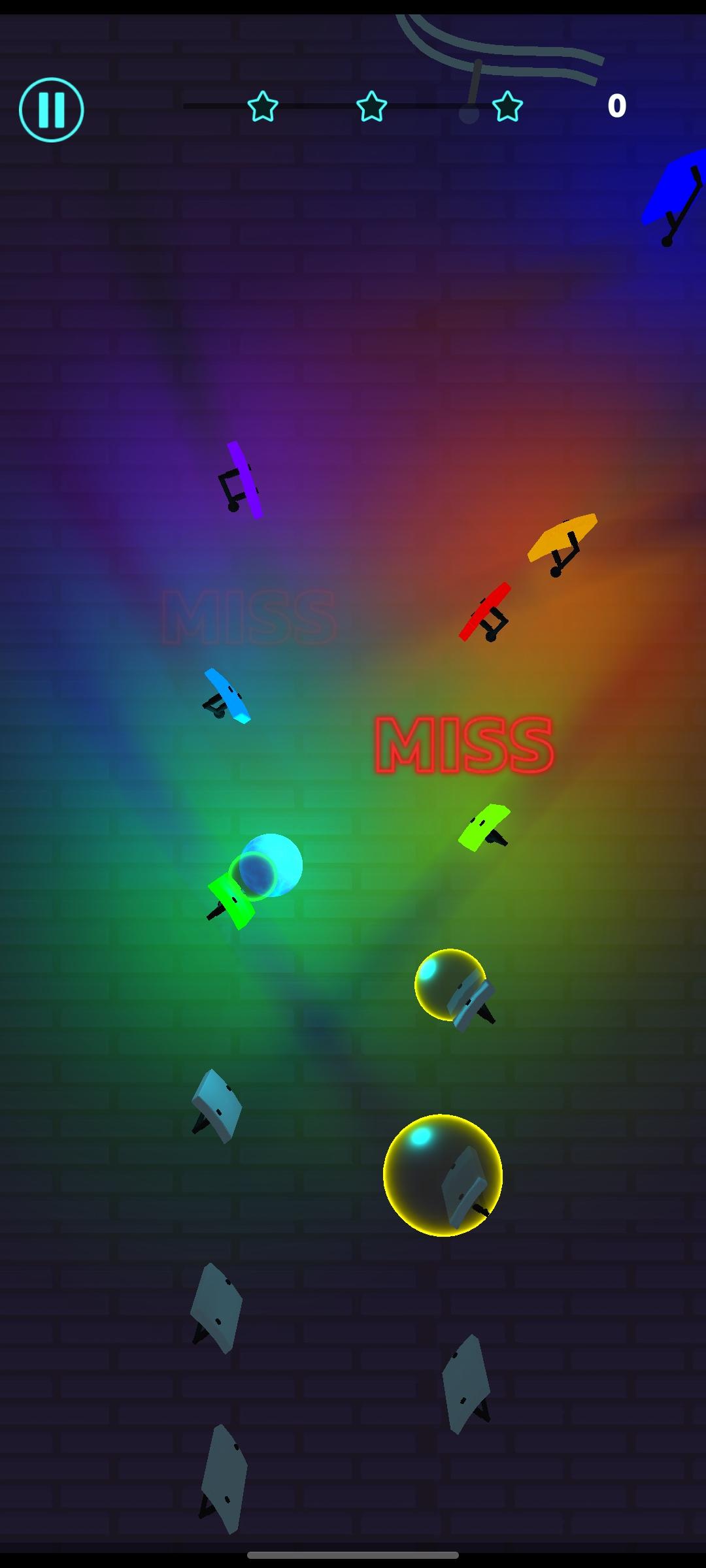 Falling Ball: Calm Music Game 게임 스크린샷