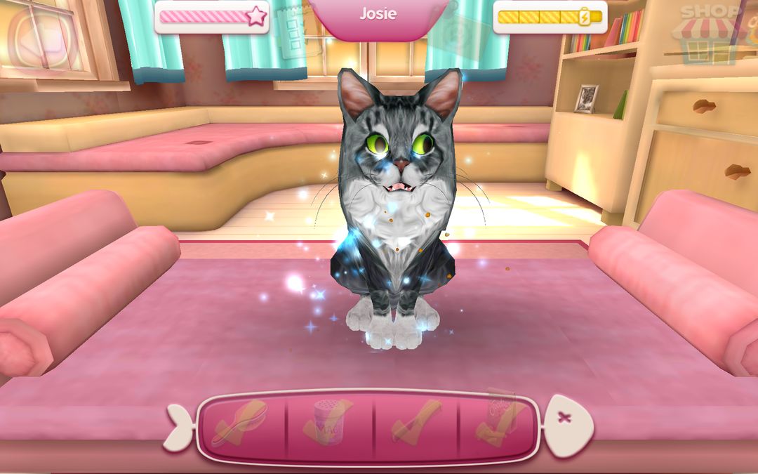 Screenshot of CatHotel - play with cute cats