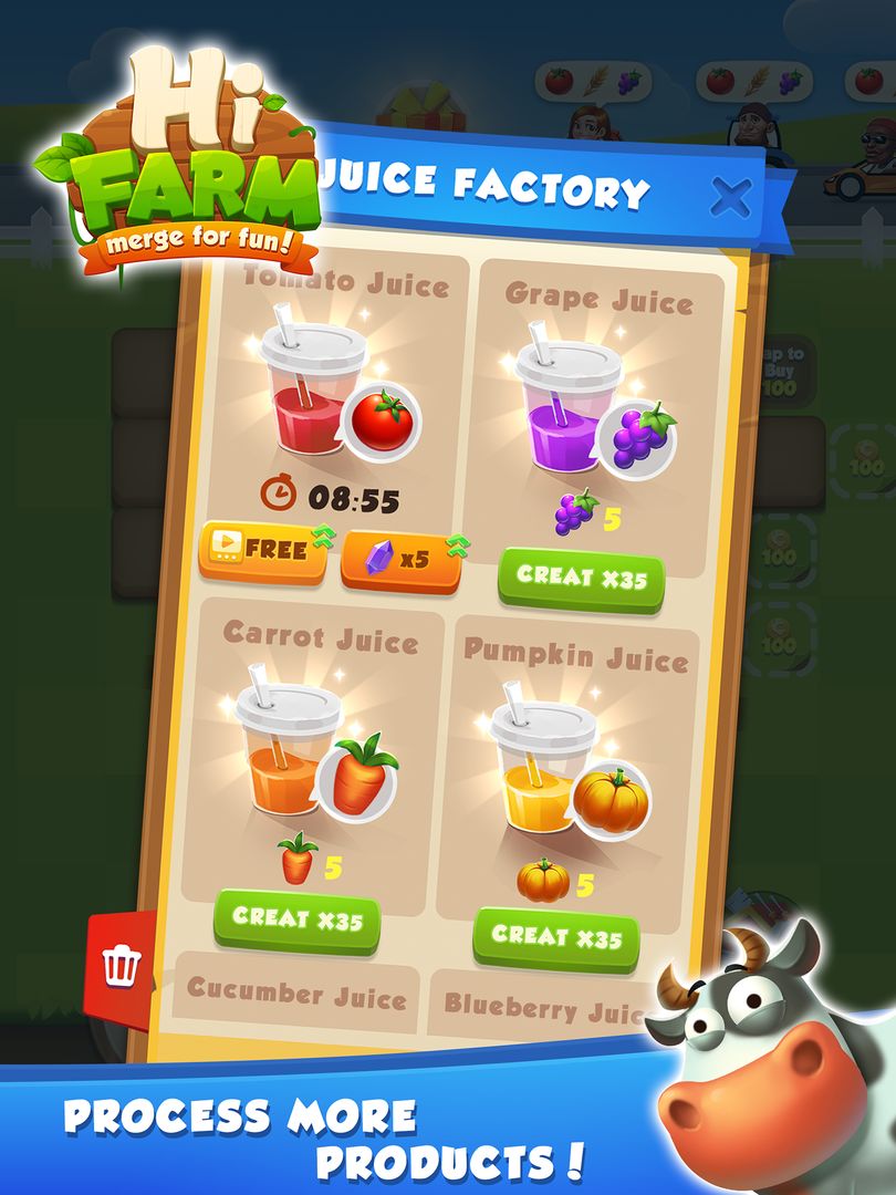 Screenshot of Hi Farm: Merge Fun