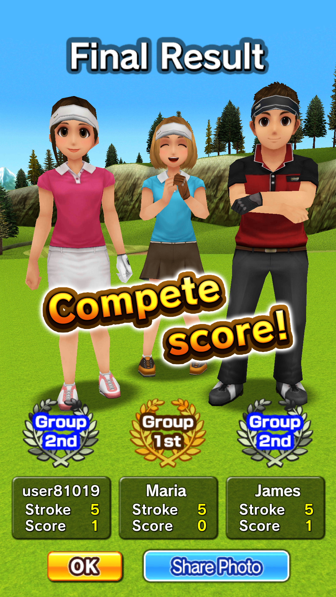 Golf Days:Excite Resort Tour Game Screenshot