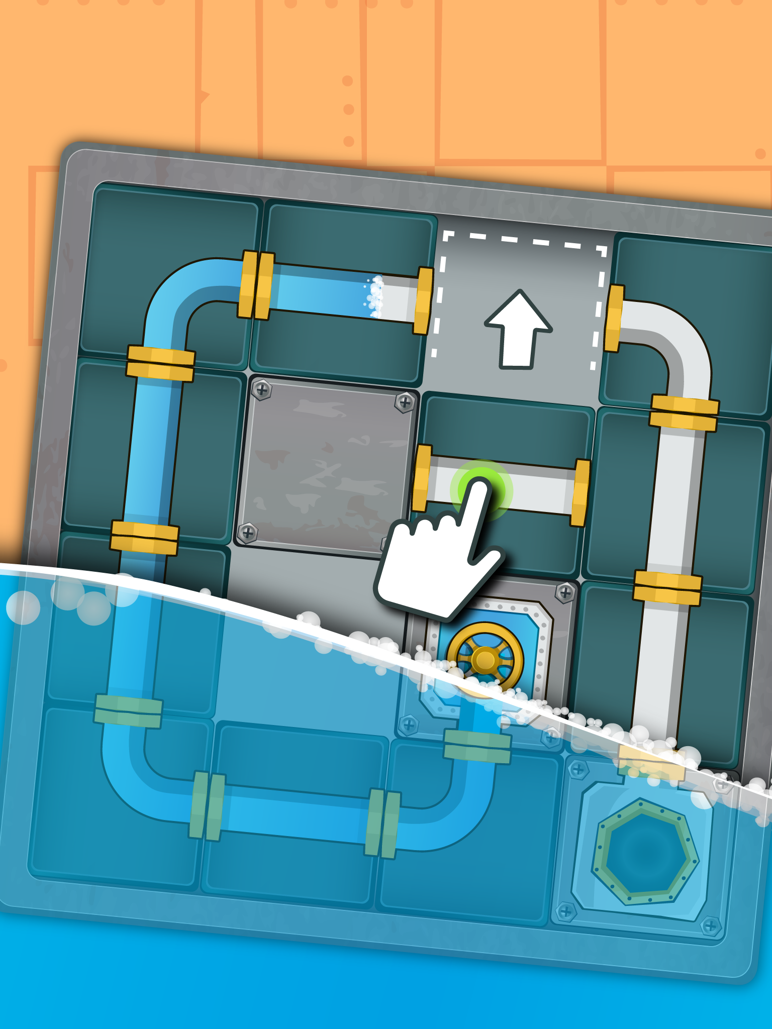 Screenshot of Unblock Water Pipes