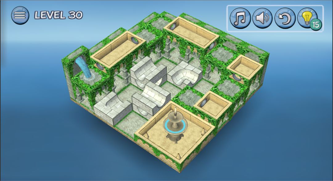 Screenshot of Flow Water Fountain 3D Puzzle