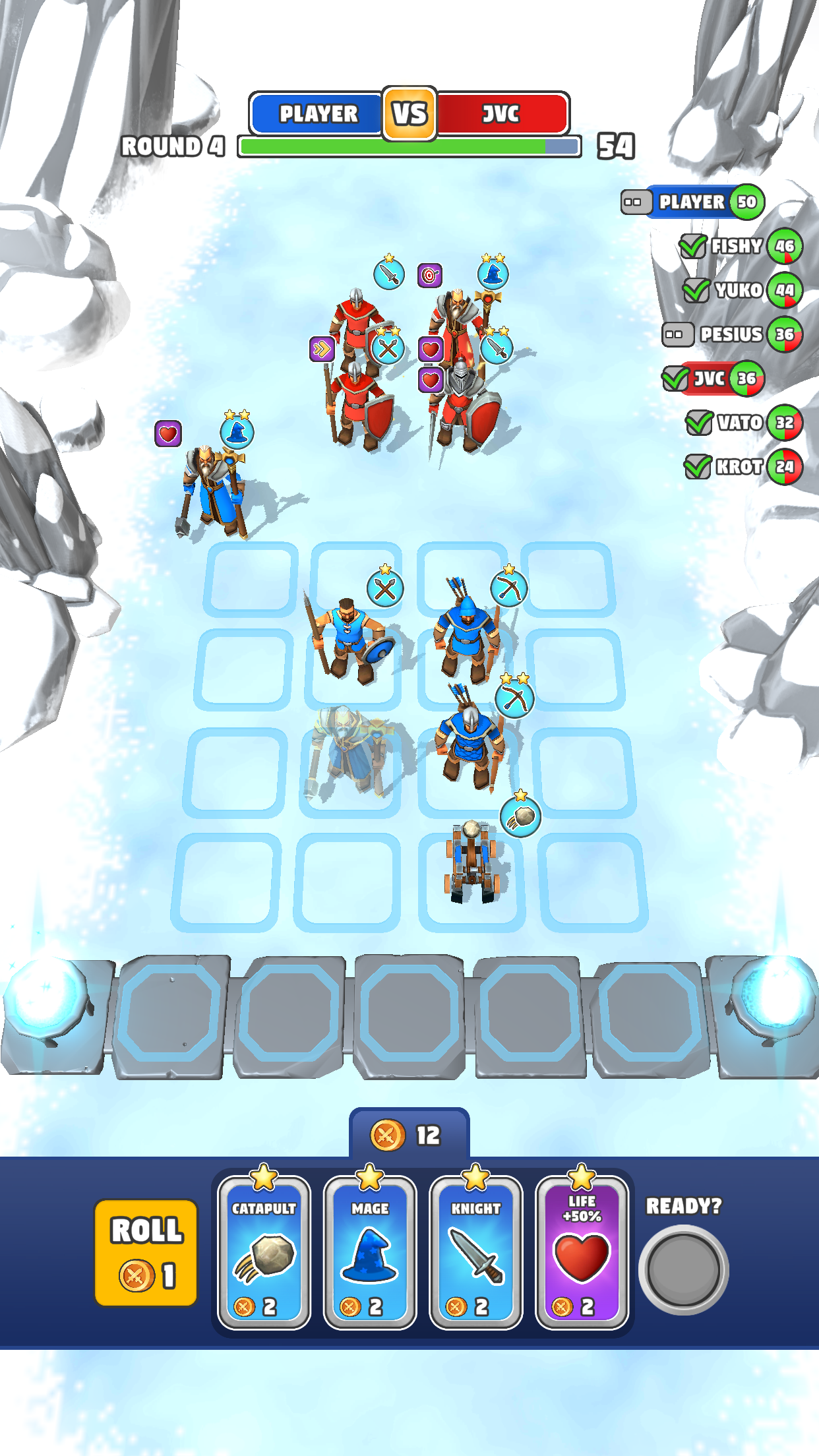 Merge Tactics Game Screenshot