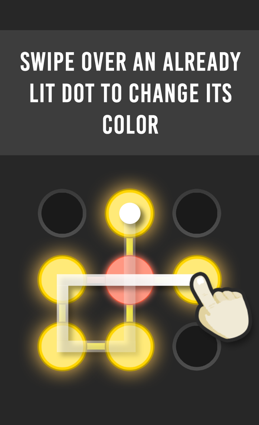 Captura de Tela do Jogo Neon Hack: Pattern Lock Game