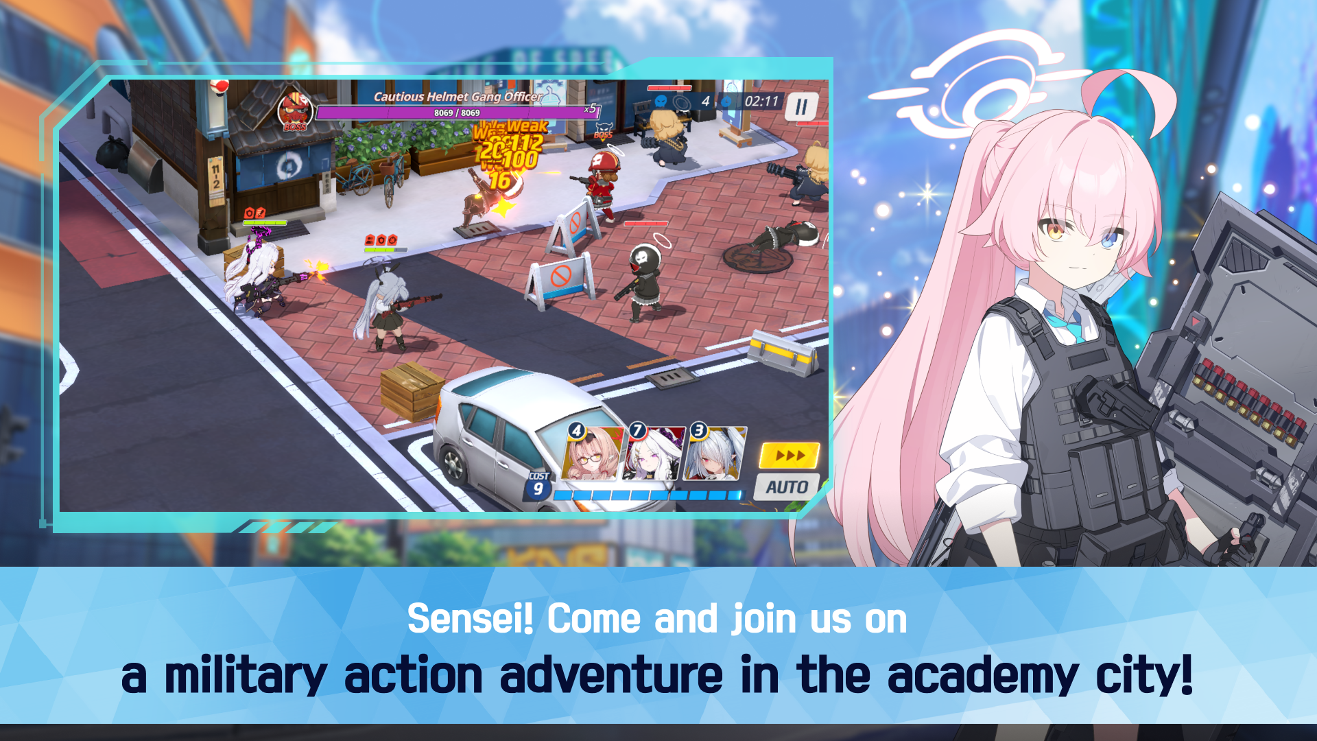 Скриншот игры Blue Archive