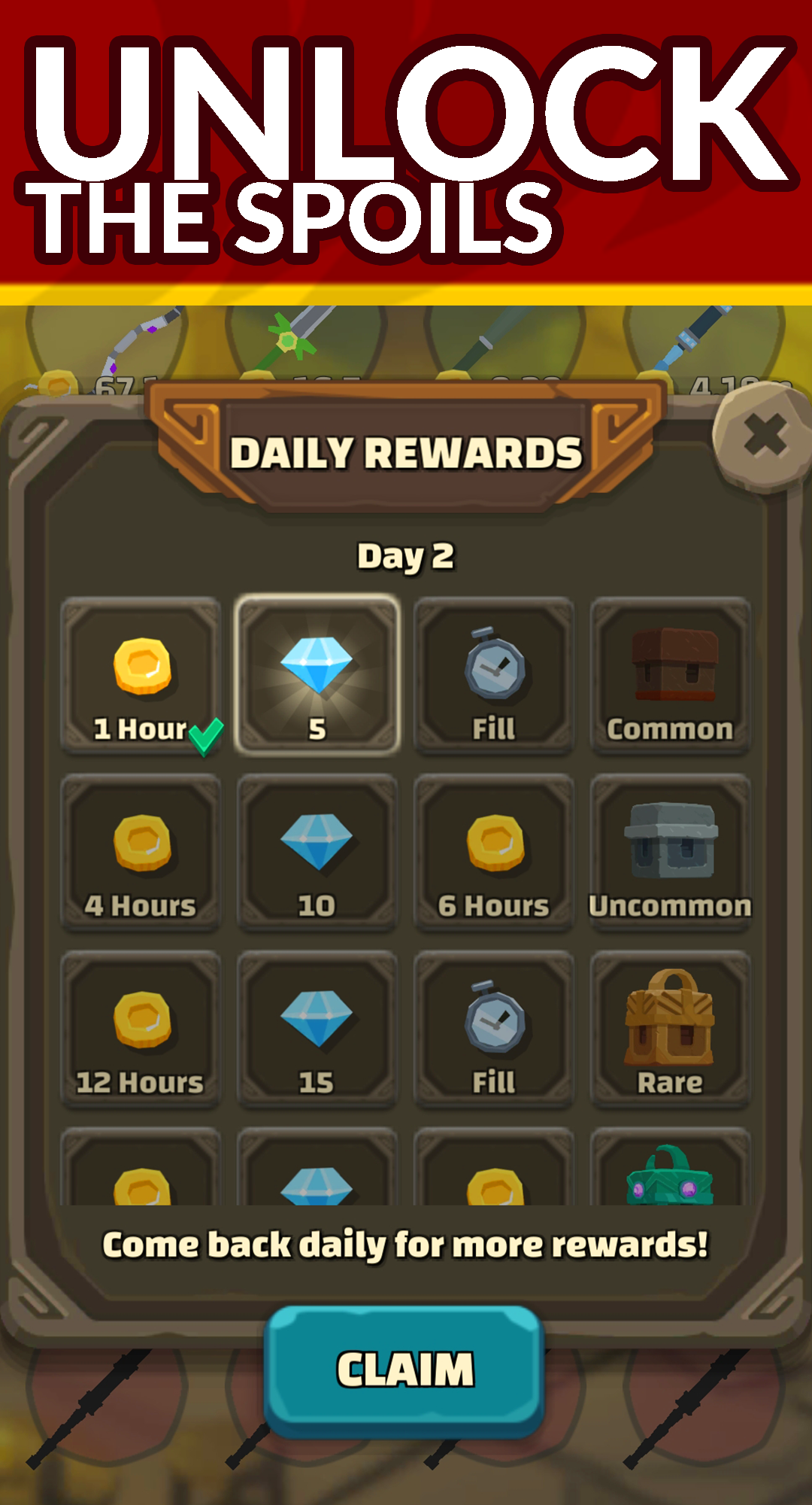 Blacksmith - Merge Idle RPG 遊戲截圖