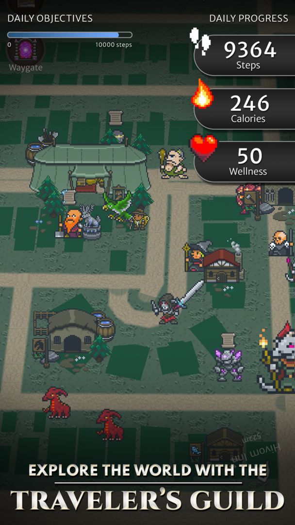 Orna: A fantasy RPG & GPS MMO screenshot game