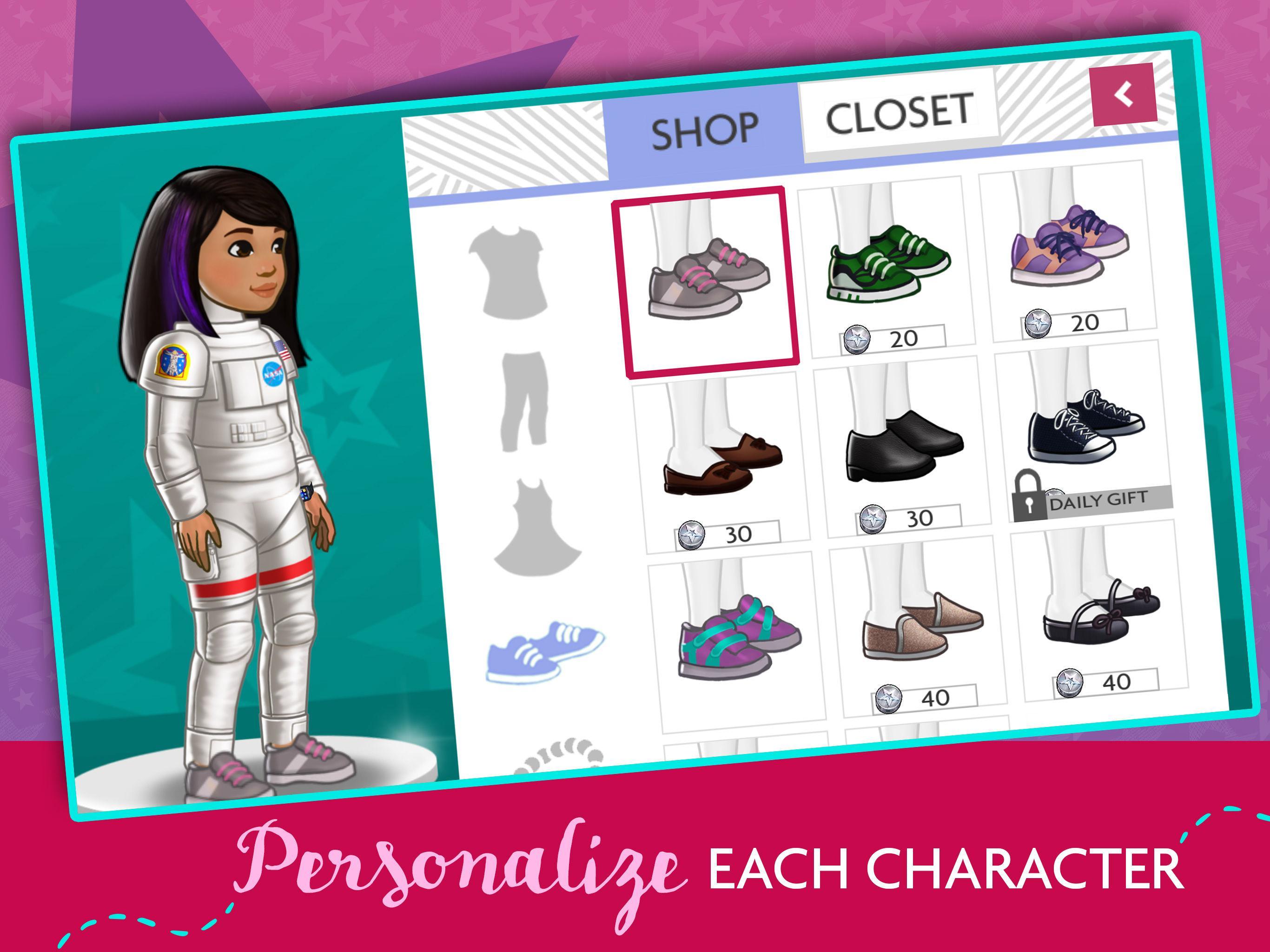 American Girl World Game Screenshot