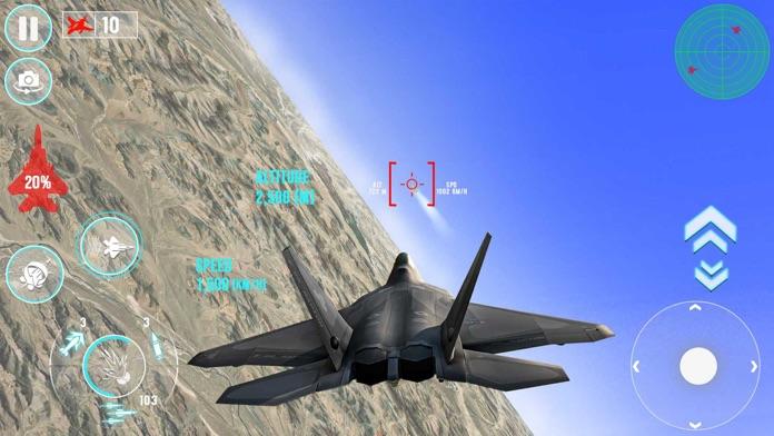 Plane Crash Fighter Jet Games ภาพหน้าจอเกม