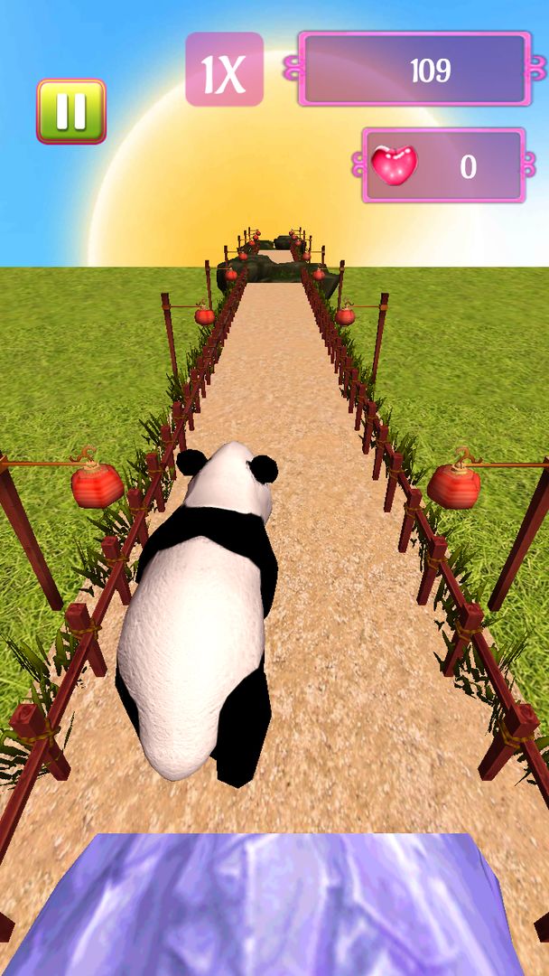 Screenshot of My Little Baby Panda Runner
