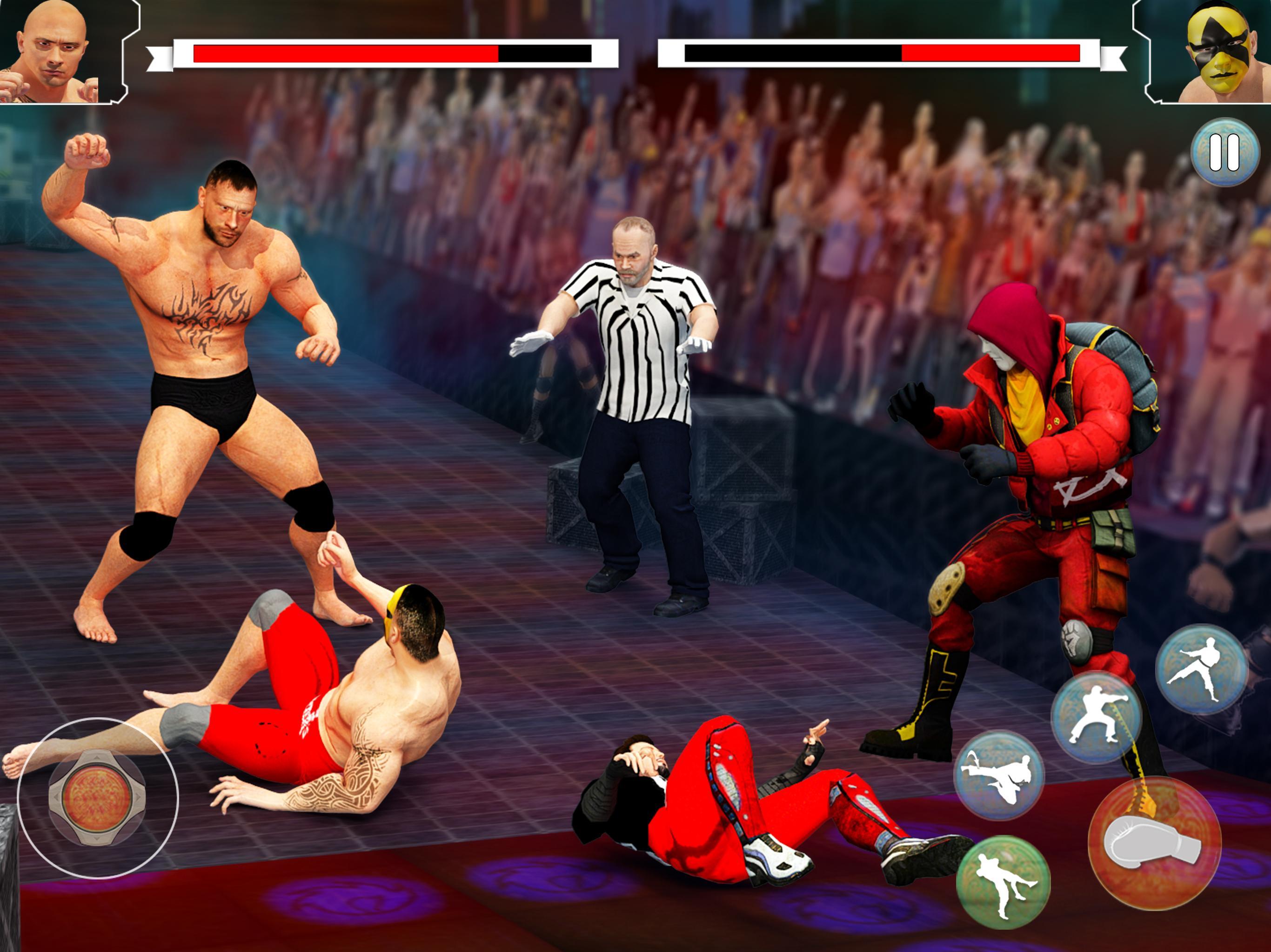 Beat Em Up Wrestling Game Game Screenshot