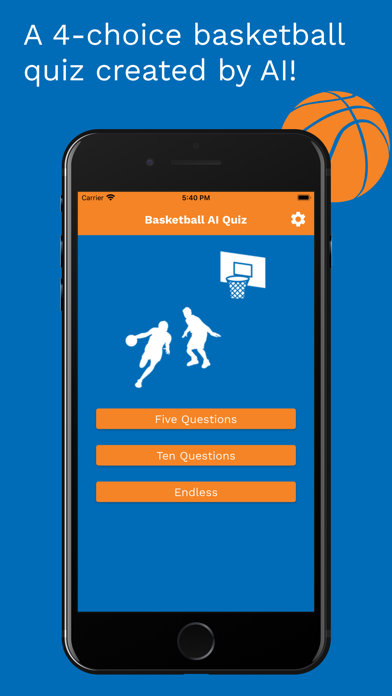 Screenshot 1 of Basketball-KI-Quiz 