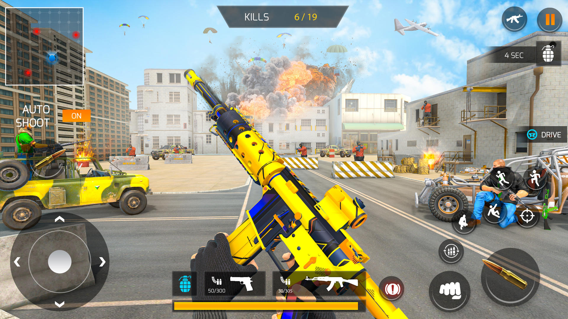 TPS Gun War Shooting Games 3D ภาพหน้าจอเกม
