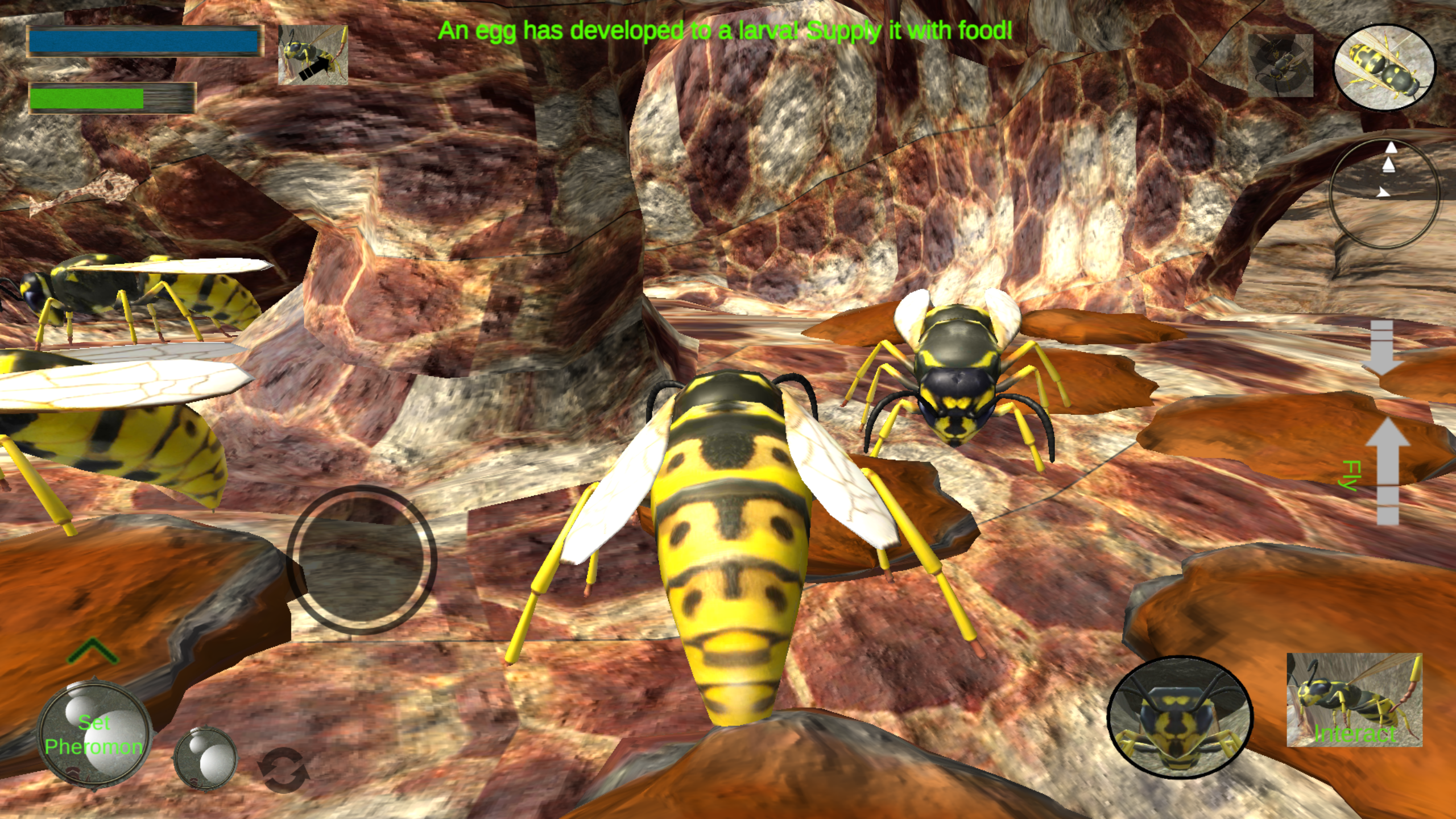 Wasp Nest Simulator - Insect and 3d animal game ゲームのスクリーンショット