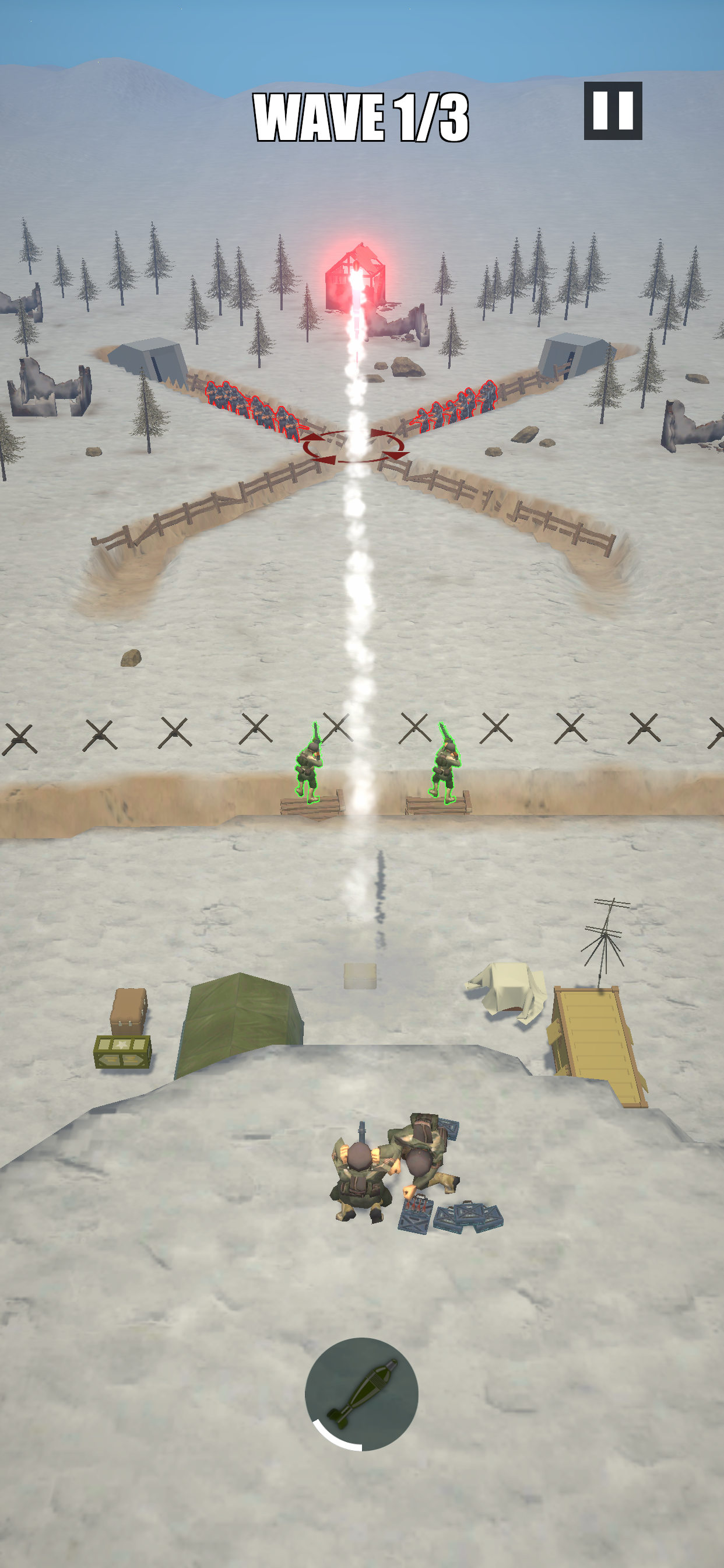Mortar Defense ภาพหน้าจอเกม