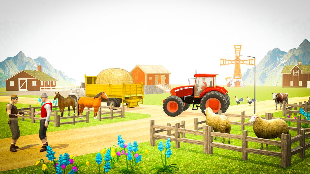 Farm Tractor Driving Simulator ภาพหน้าจอเกม