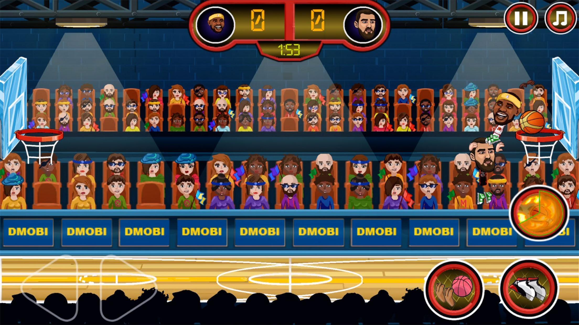 Screenshot 1 of Leggende del basket: gioco di schiacciate 1.0.0